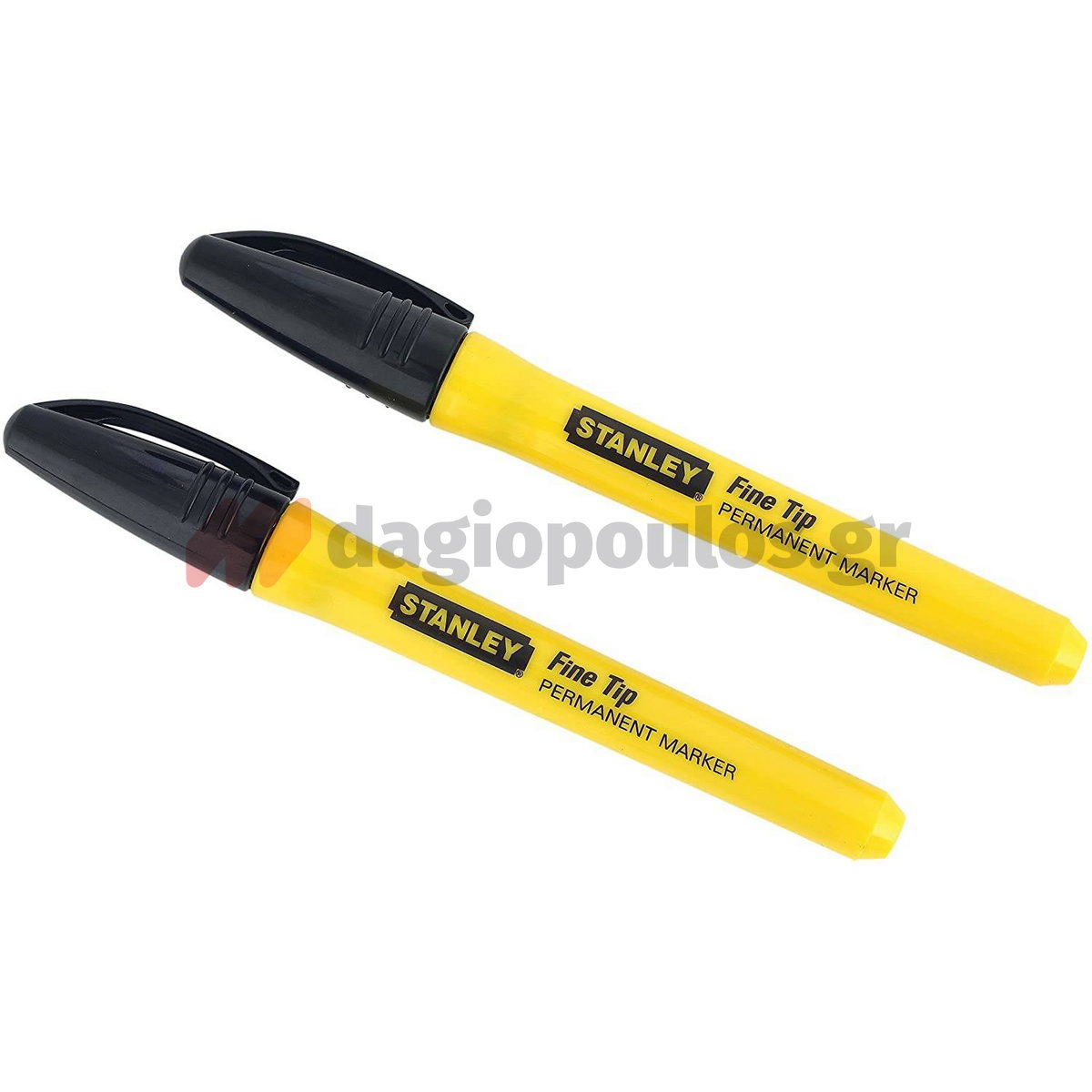 Stanley 0-47-316 FatMax Ανεξίτηλος Μαρκαδόρος Μαρκαρίσματος & Σημαδέματος Λεπτής Μύτης 2Τεμ.