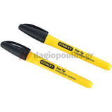 Stanley 0-47-316 FatMax Ανεξίτηλος Μαρκαδόρος Μαρκαρίσματος & Σημαδέματος Λεπτής Μύτης 2Τεμ.