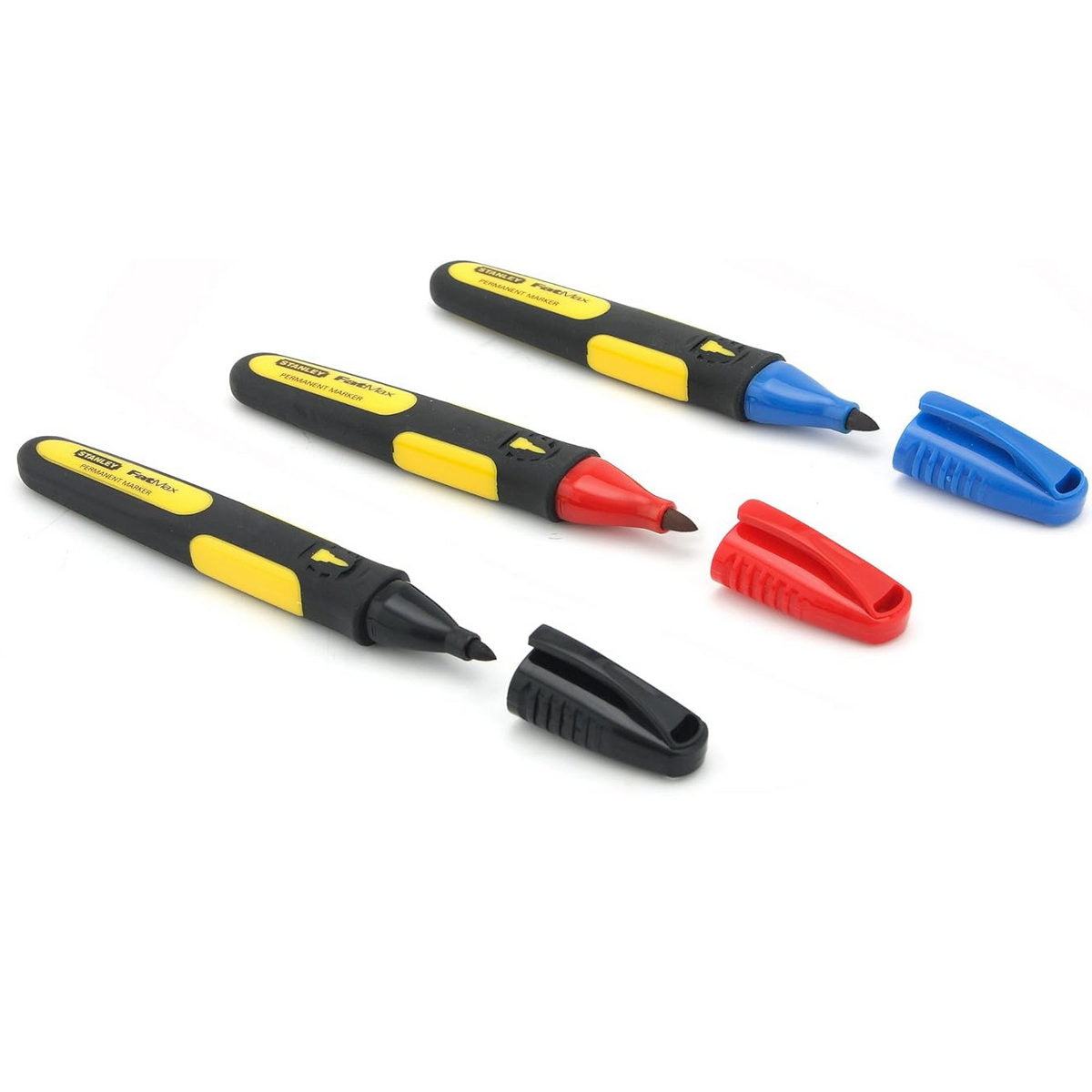 Stanley 0-47-322 FatMax Ανεξίτηλος Μαρκαδόροι Μαρκαρίσματος & Σημαδέματος Λεπτής Μύτης 3Τεμ.