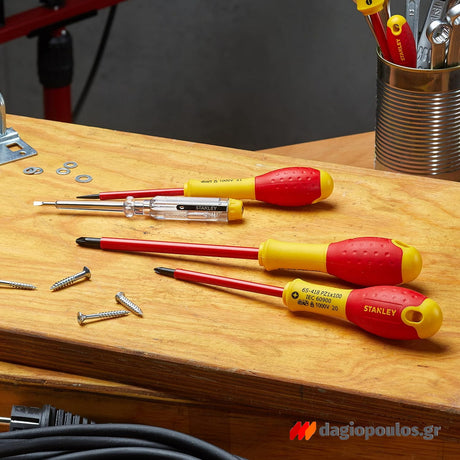 Stanley 0-65-443 Fatmax Κατσαβίδια Ηλεκτρολόγων Με Μόνωση VDE 1000V Σετ 6 Τεμ