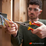 Stanley 0-84-007 Maxsteel Επαγγελματικό Μυτοτσίμπιδο Ηλεκτρολόγων Με Μόνωση VDE 10000V 200mm