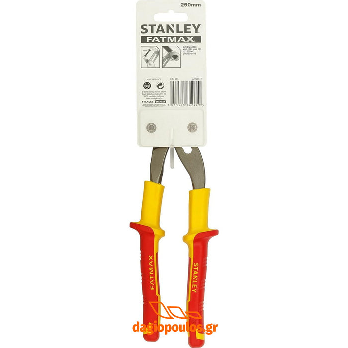 Stanley 0-84-294 MaxSteel Γκαζοτανάλια Ηλεκτρολόγου Με Μόνωση 1000V VDE 255mm