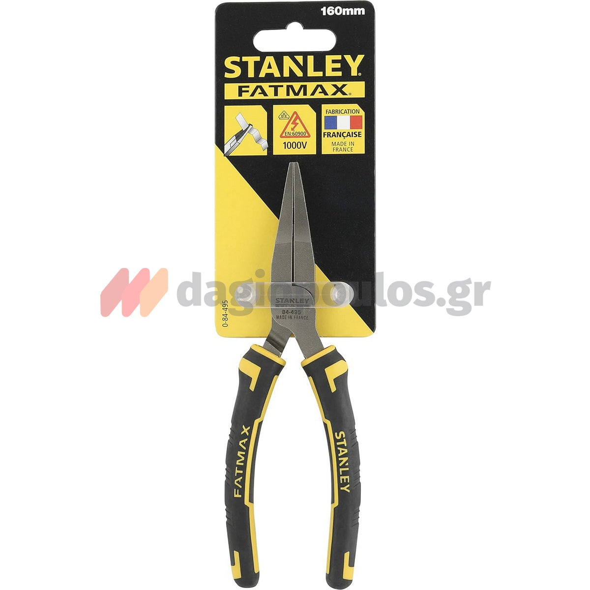 Stanley 0-84-495 Fatmax Πλατυτσίμπιδο Ίσιο 160mm