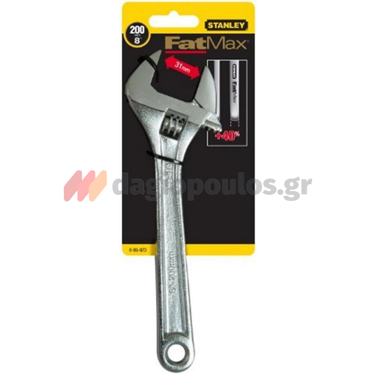 Stanley 0-95-873 FatMax™ Επαγγελματικά Κλειδιά Γαλλικά 8" 200mm