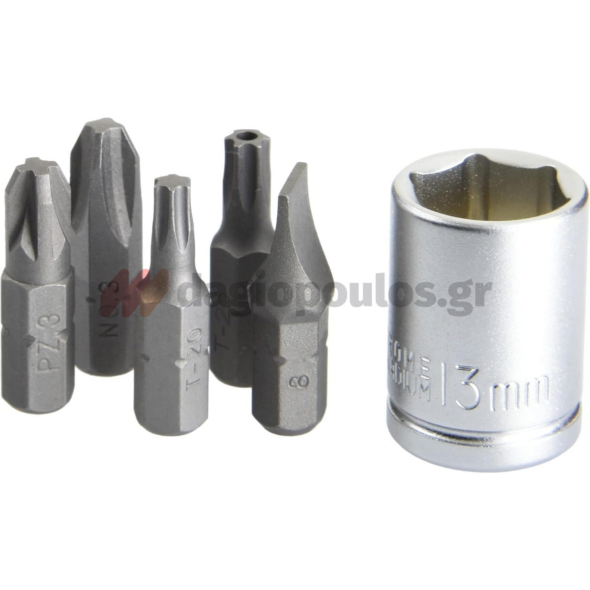 Stanley 1-13-907 Συλλογή Μανέλα Πολύγωνο Καστάνιας Καρυδάκια Μύτες Προέκταση 1/4" Σετ 39 Τεμ