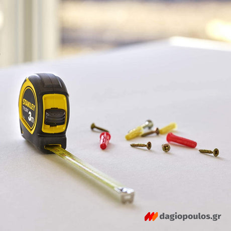 Stanley 1-30-687 compact tape measure 3m 12.7mm durable bi material case

