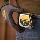 Stanley 1-33-198 Powerlock Μετροταινία Ρολό 8mtr x 25mm