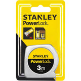 Stanley Powerlock tape measure 3m 13mm durable ABS case

