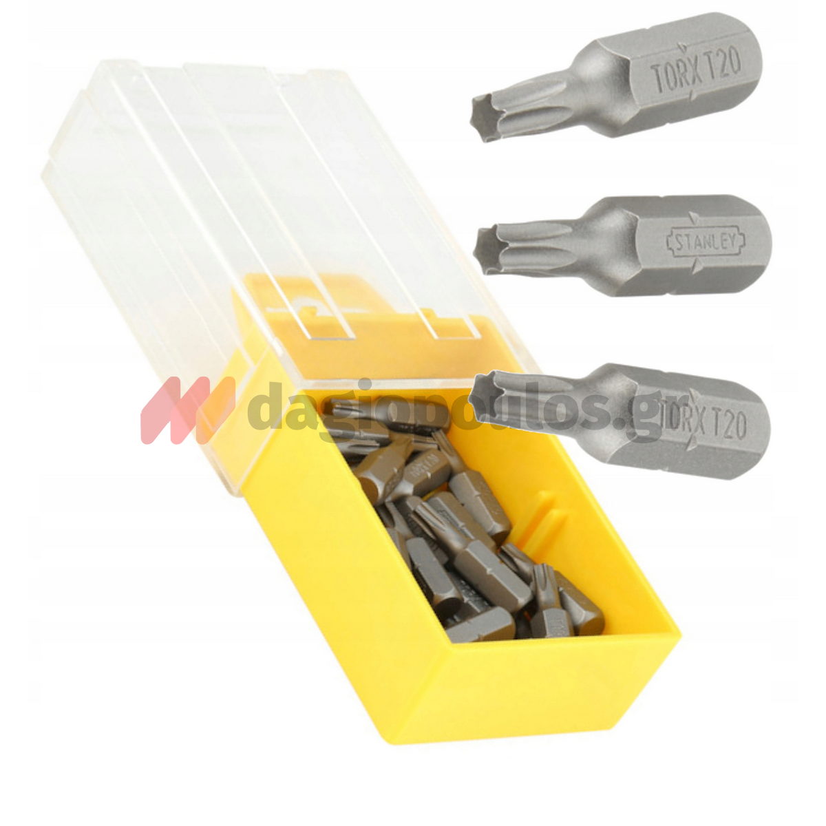 Stanley Επαγγελματικές Μύτες Torx Εξάγωνης Υποδοχής 1/4" Σετ 25 Τεμ