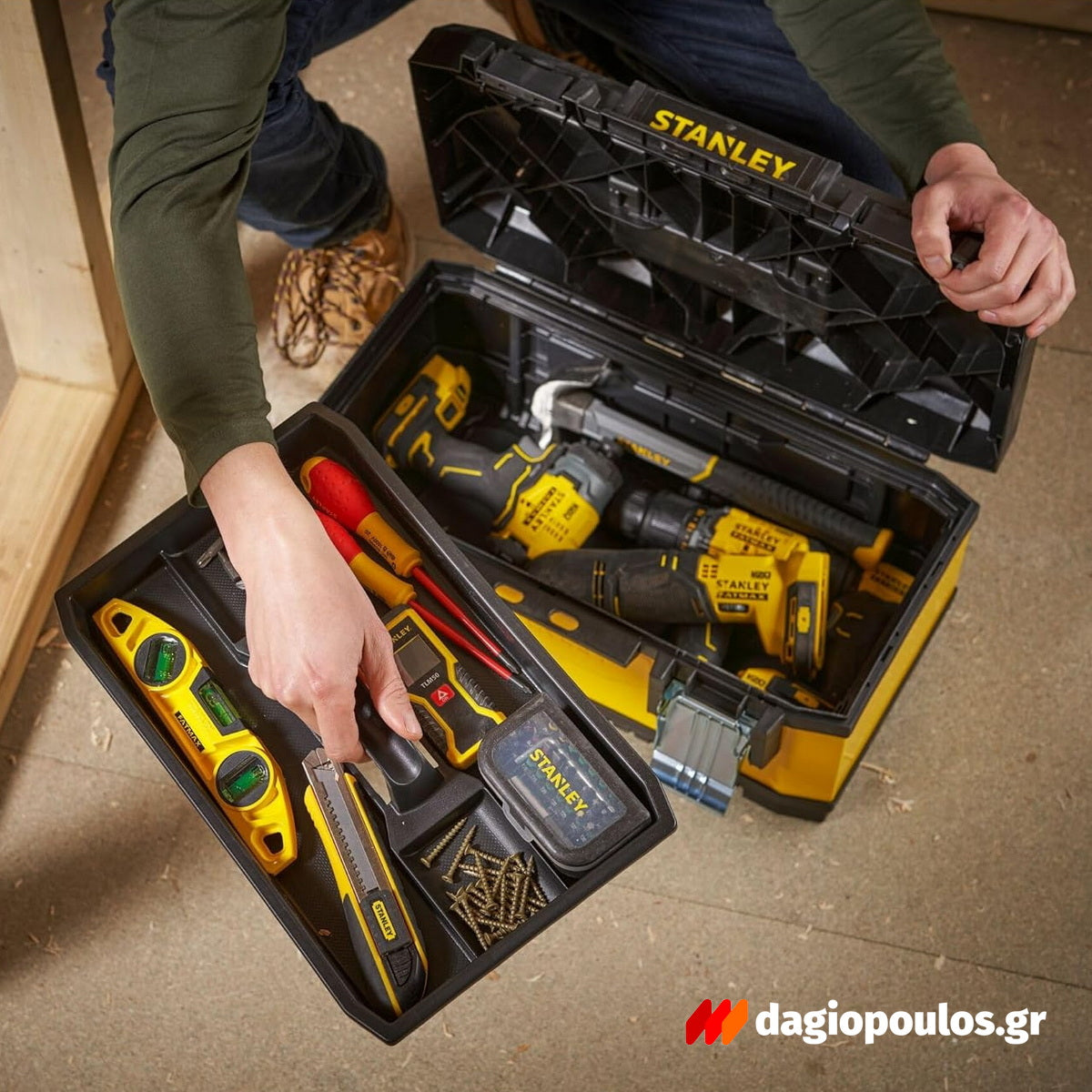 Stanley 1-95-612 Fatmax® Μεταλλική - Πλαστική Εργαλειοθήκη 20" 19.6Ltr