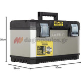 Stanley 1-95-615 FatMax® Γκρι Μεταλλική - Πλαστική Εργαλειοθήκη