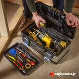 Stanley 1-95-618 Fatmax®Γκρι Μεταλλική Πλαστική Εργαλειοθήκη 20" 19.6Ltr