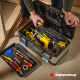 Stanley 1-95-619 Fatmax®Γκρι Μεταλλική Πλαστική Εργαλειοθήκη 23" 24.7Ltr