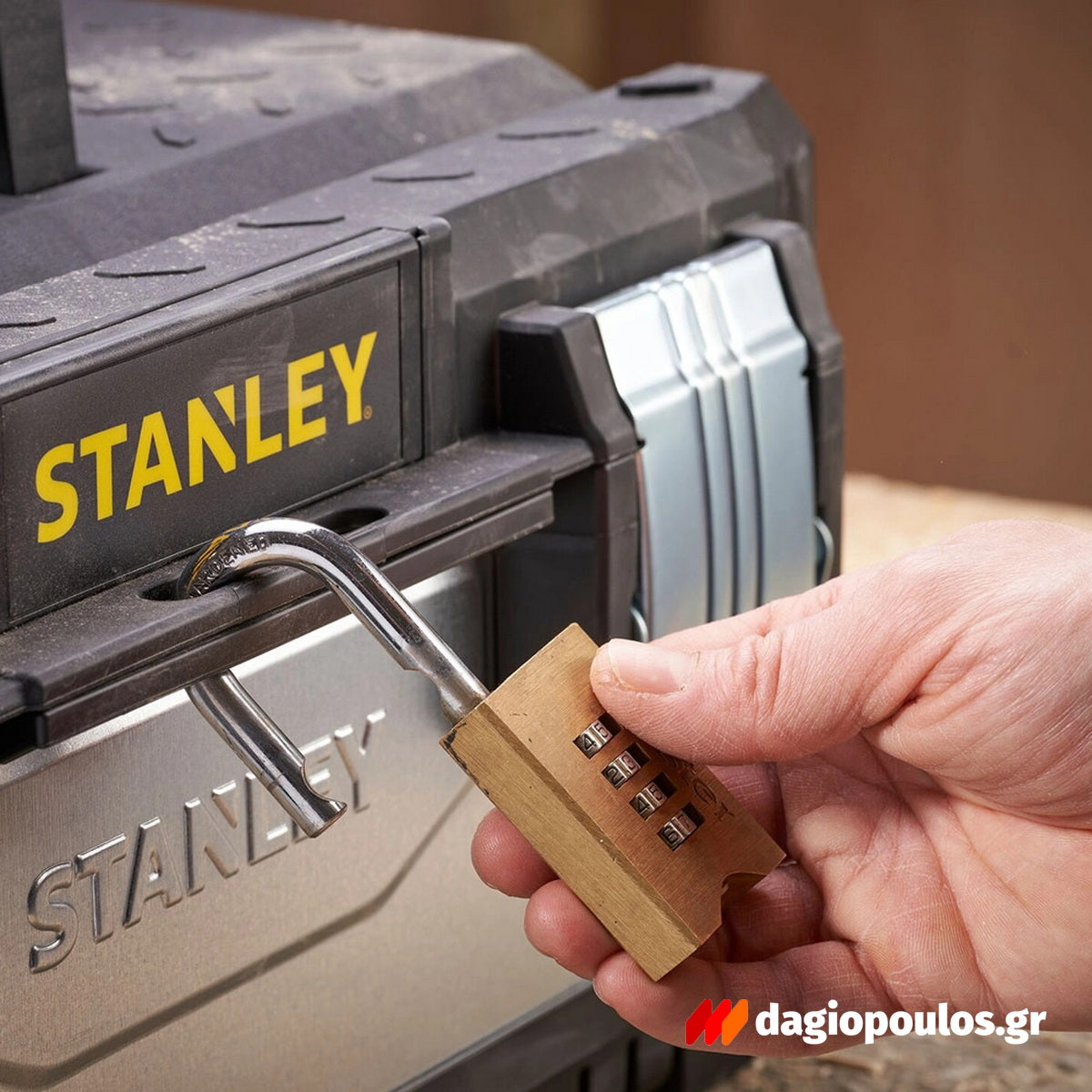 Stanley 1-95-619 Fatmax®Γκρι Μεταλλική Πλαστική Εργαλειοθήκη 23" 24.7Ltr