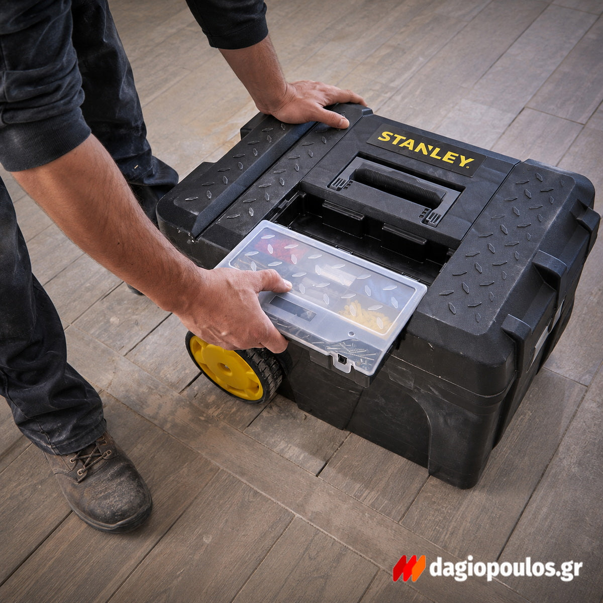 Stanley 1-97-503 FatMax® Εργαλειοθήκη-Μπαούλο Τροχήλατη 53Ltr