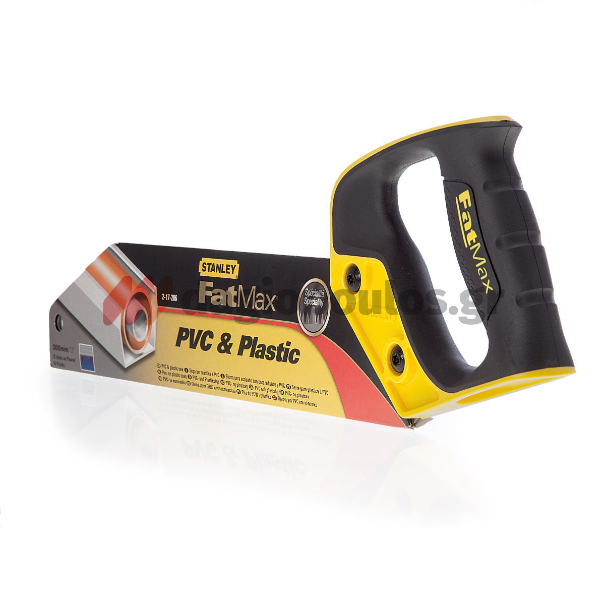 Stanley 2-17-206 Πριόνι (Σεγάτσα) Χειρός Ξύλου PVC Ψιλό Δόντι 300mm