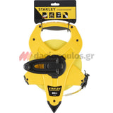 Stanley 2-34-775 Power Winder Μετροταινία Με Κέλυφος ABS & Ταινία Από Fiberglass 60mtr