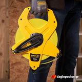 Stanley 2-34-777 Power Winder Μετροταινία Με Κέλυφος ABS & Ταινία Από Fiberglass 100mtr