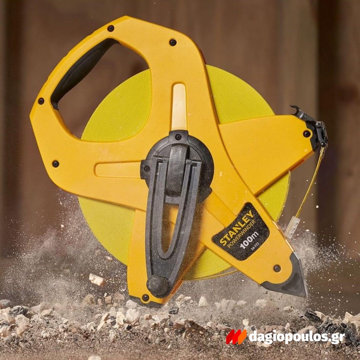 Stanley 2-34-777 Power Winder Μετροταινία Με Κέλυφος ABS & Ταινία Από Fiberglass 100mtr