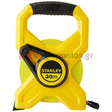 Stanley 2-34-792 Μετροταινία Με Ανοιχτό Κέλυφος ABS Και Ταινία Από Fiberglass 30mtr