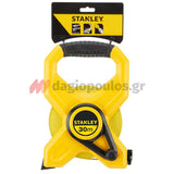 Stanley 2-34-792 Μετροταινία Με Ανοιχτό Κέλυφος ABS Και Ταινία Από Fiberglass 30mtr