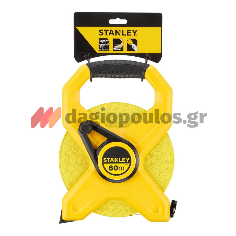 Stanley 2-34-795 Μετροταινία Με Ανοιχτό Κέλυφος ABS Και Ταινία Από Fiberglass 60mtr