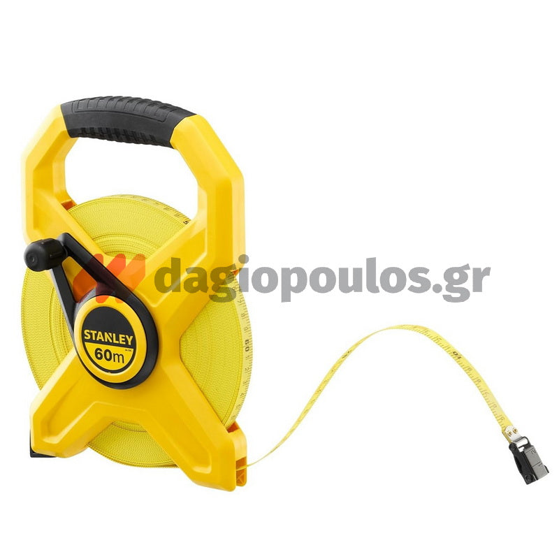Stanley 2-34-795 Μετροταινία Με Ανοιχτό Κέλυφος ABS Και Ταινία Από Fiberglass 60mtr