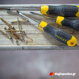 Stanley 2-65-005 Essential Cushion Grip Συλλογή Κατσαβίδια Σετ 10 Τεμ
