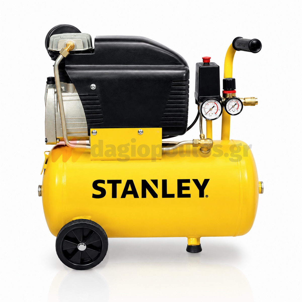 Stanley D 211/8/50 Αεροσυμπιεστής Κομπρεσέρ Αέρα Μονομπλόκ 2.0Hp 50Lit