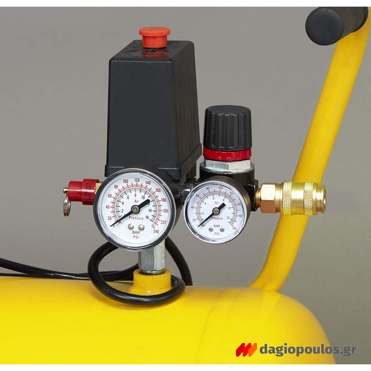 Stanley D 211/8/50 Αεροσυμπιεστής Κομπρεσέρ Αέρα Μονομπλόκ 2.0Hp 50Lit