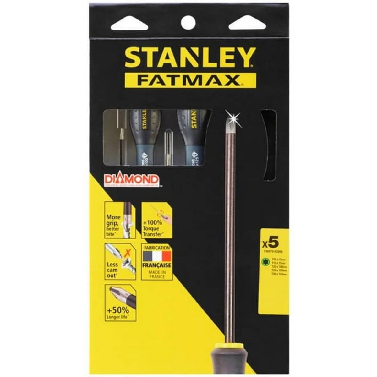 Stanley FMHT0-62066 Fatmax Συλλογή Κατσαβίδια Torx Με Μύτη Διαμαντιού Σετ 5 Τεμ