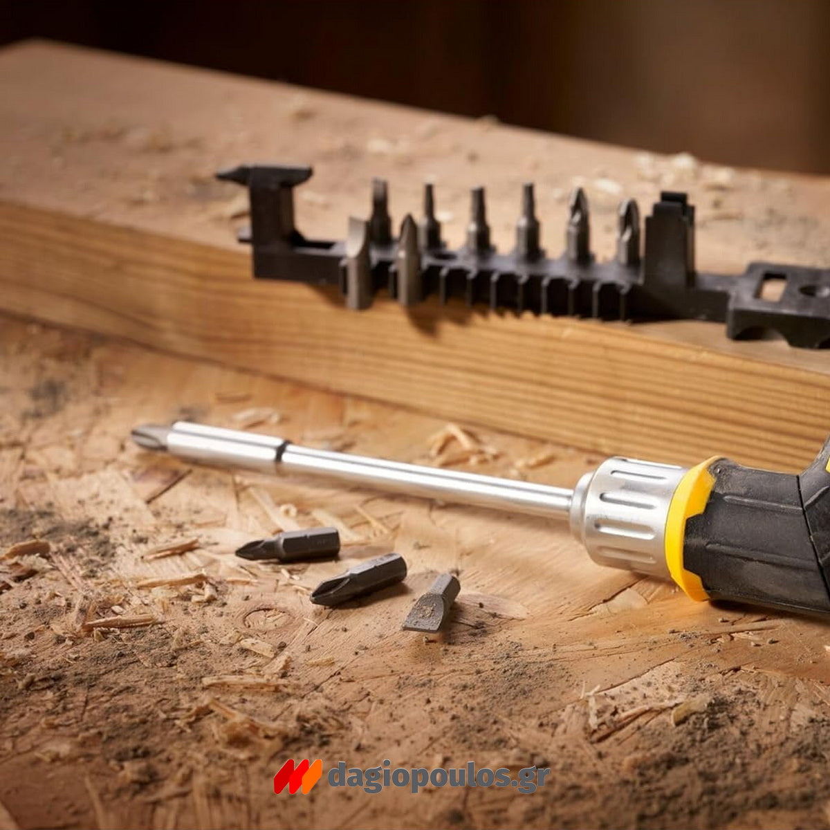 Stanley FMHT0-62691  Fatmax Κατσαβίδι Καστάνιας Με Πιστολοειδή Σπαστή Λαβή + 12 Μύτες