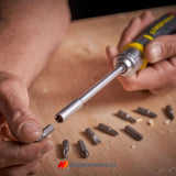 Stanley FMHT0-62691  Fatmax Κατσαβίδι Καστάνιας Με Πιστολοειδή Σπαστή Λαβή + 12 Μύτες