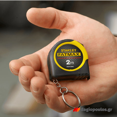 Εργαλείο μέτρησης μπρελόκ Stanley FatMax με compact μέγεθος και κλιπ ζώνης

