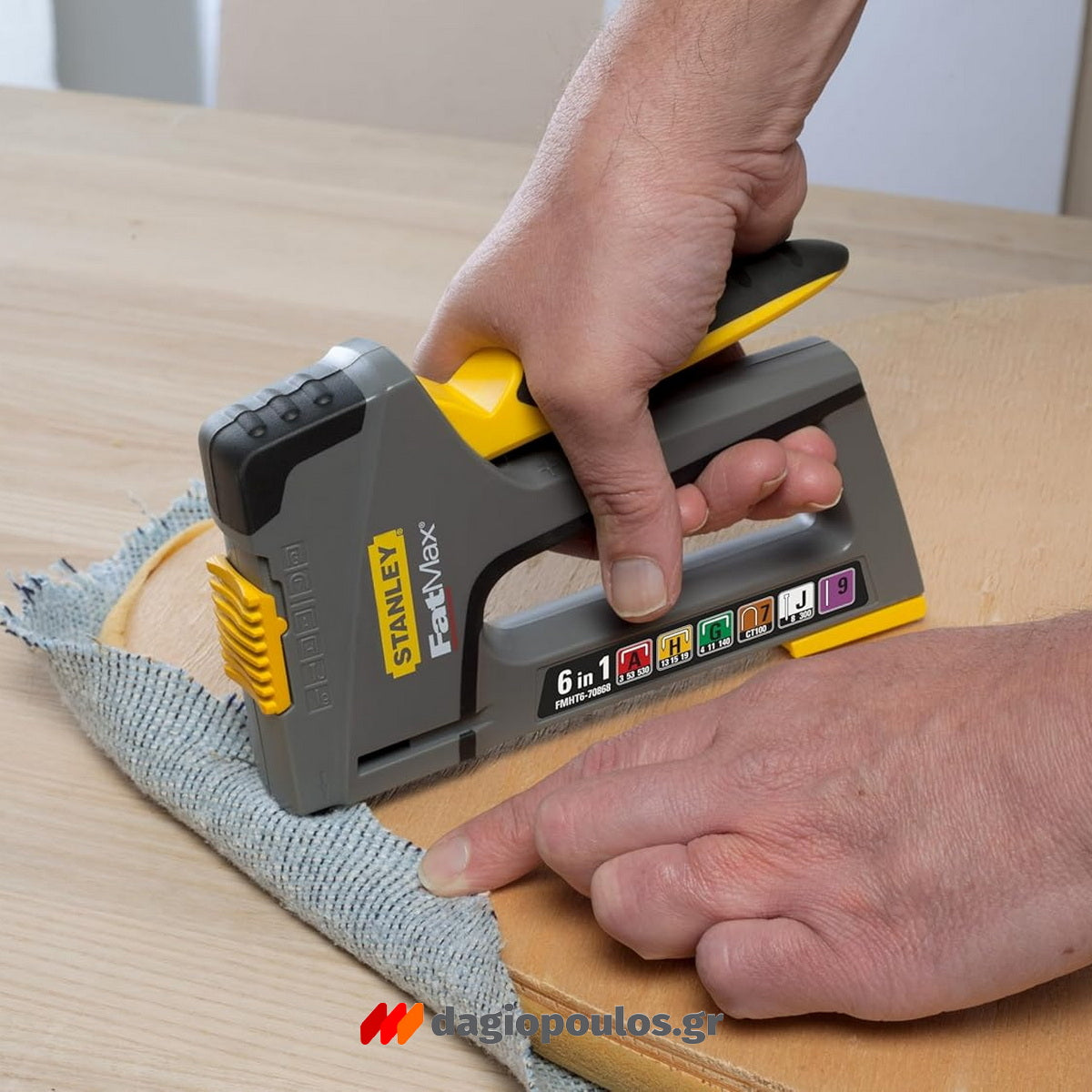 Stanley FMHT6-70868 Επαγγελματικό Συρραπτικό - Καρφωτικό Χειρός 6 σε 1 Για Δίχαλα & Βελονάκια