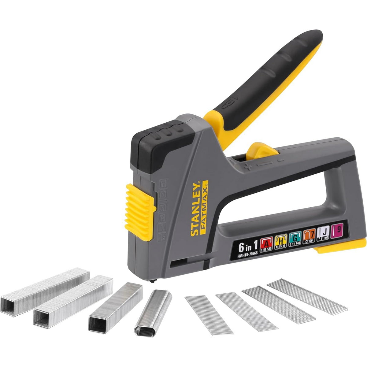 Stanley FMHT6-70868 Επαγγελματικό Συρραπτικό - Καρφωτικό Χειρός 6 σε 1 Για Δίχαλα & Βελονάκια