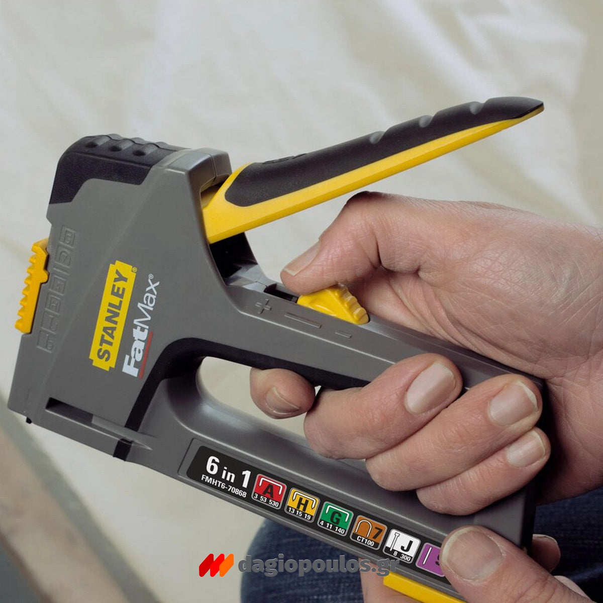 Stanley FMHT6-70868 Επαγγελματικό Συρραπτικό - Καρφωτικό Χειρός 6 σε 1 Για Δίχαλα & Βελονάκια