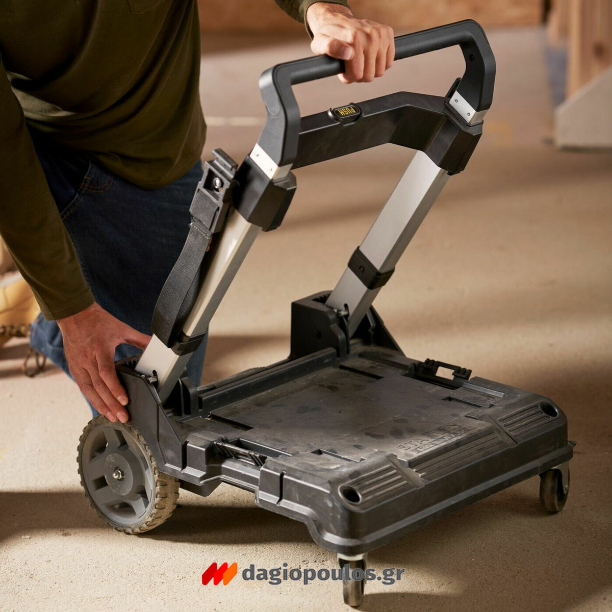 Stanley FMST1-72363 Fatmax T-Stak Καρότσι (Τρόλευ) Μεταφοράς Εργαλειοθηκών 100Kgr