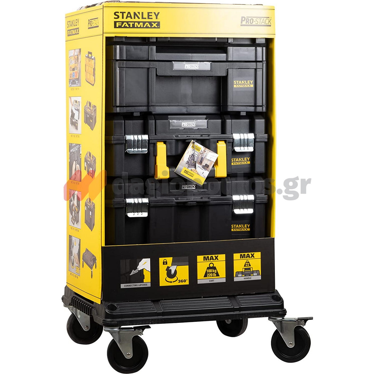 Stanley FMST1-80107 Fatmax Pro-Stack Εργαλειοθήκη Τροχήλατη