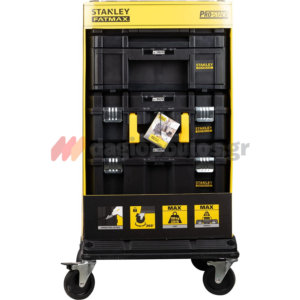 Stanley FMST1-80107 Fatmax Pro-Stack Εργαλειοθήκη Τροχήλατη