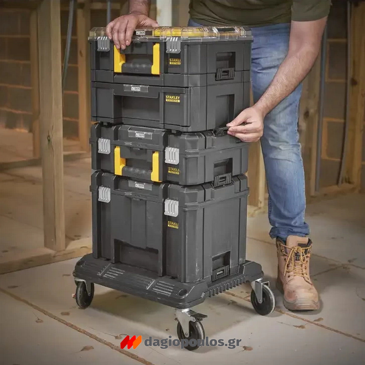 Stanley FMST1-80107 Fatmax Pro-Stack Εργαλειοθήκη Τροχήλατη