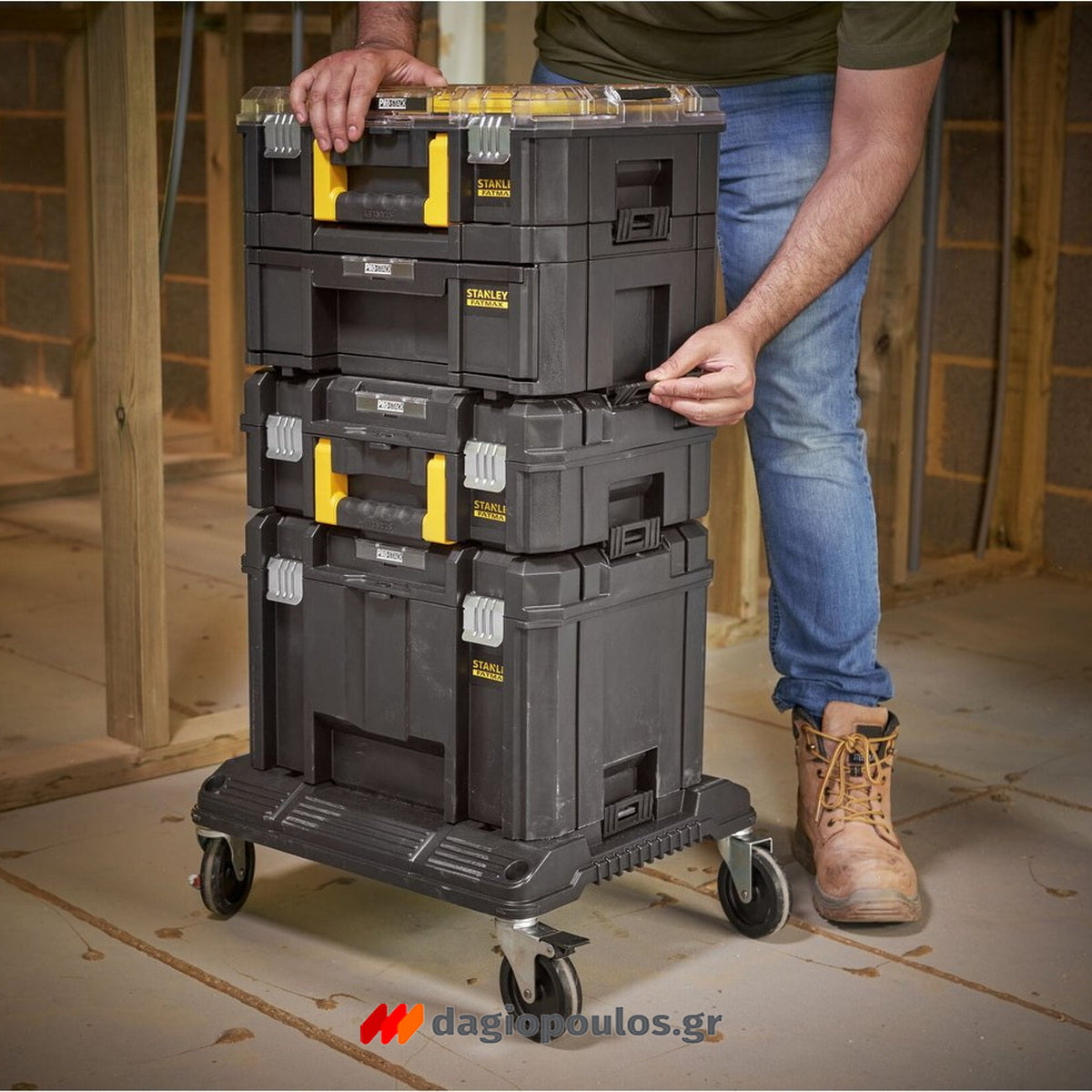 Stanley FMST1-80107 Fatmax Pro-Stack Εργαλειοθήκη Τροχήλατη