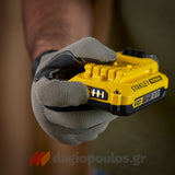 Stanley SFMCB12D2 Συλλογή Φορτιστής Με 2 Μπαταρίες 18V Li-Ion 2.0Ah