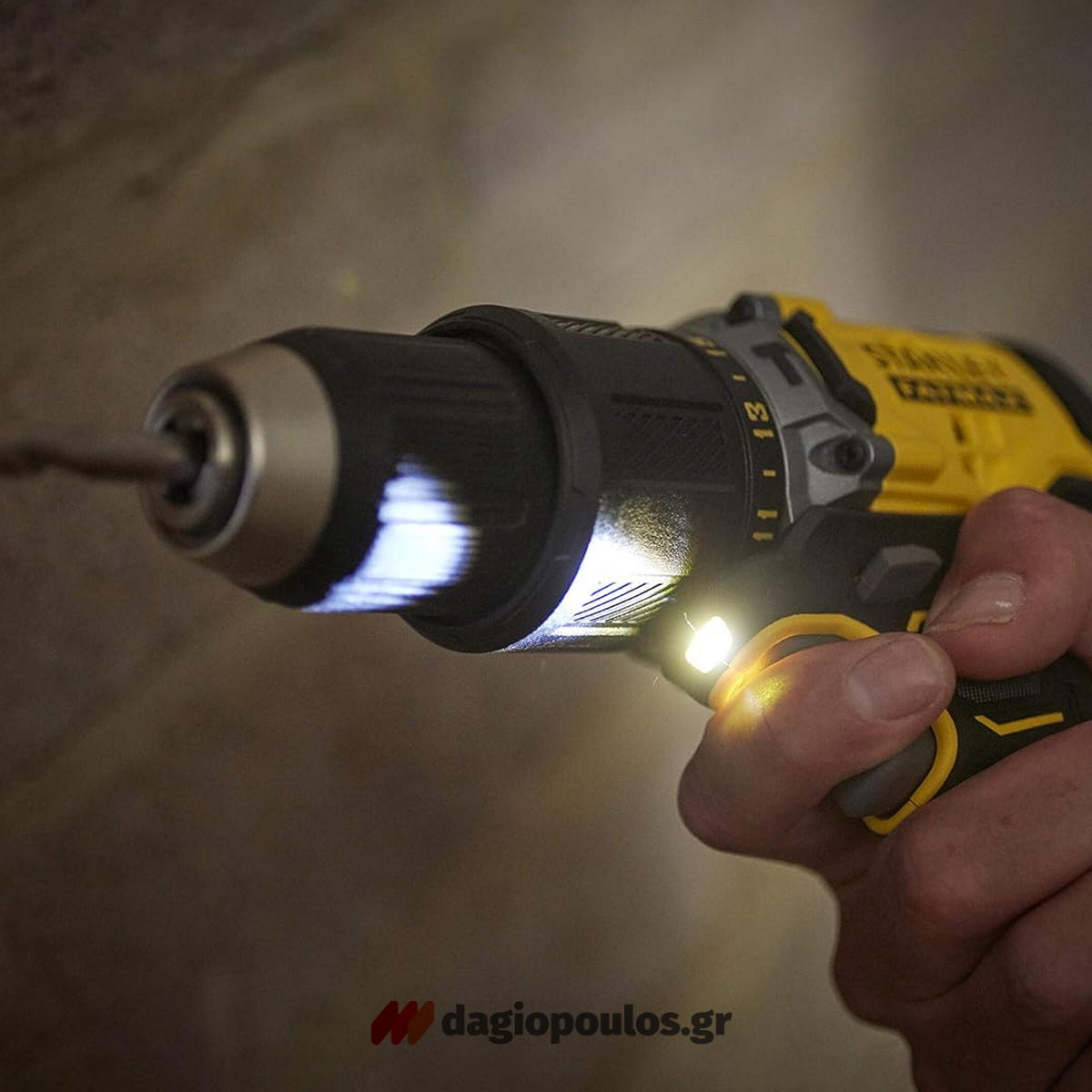 Stanley SFMCD715D2K-QW V20 Brushless Δραπανοκατσάβιδο Κρουστικό Μπαταρίας 18V Li-Ion Με 2 Μπαταρίες 2.0Ah & Βαλίτσα