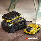 Stanley SFMCD721M2K-QW V20 Brushless Κρουστικό Δραπανοκατσάβιδο 18V Με 2 Μπαταρίες 4.0Ah