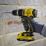 Stanley Fatmax SFMCD721D2K-QW 20V Brushless Κρουστικό Δραπανοκατσάβιδο 18V Με 2 Μπατ.20Ah