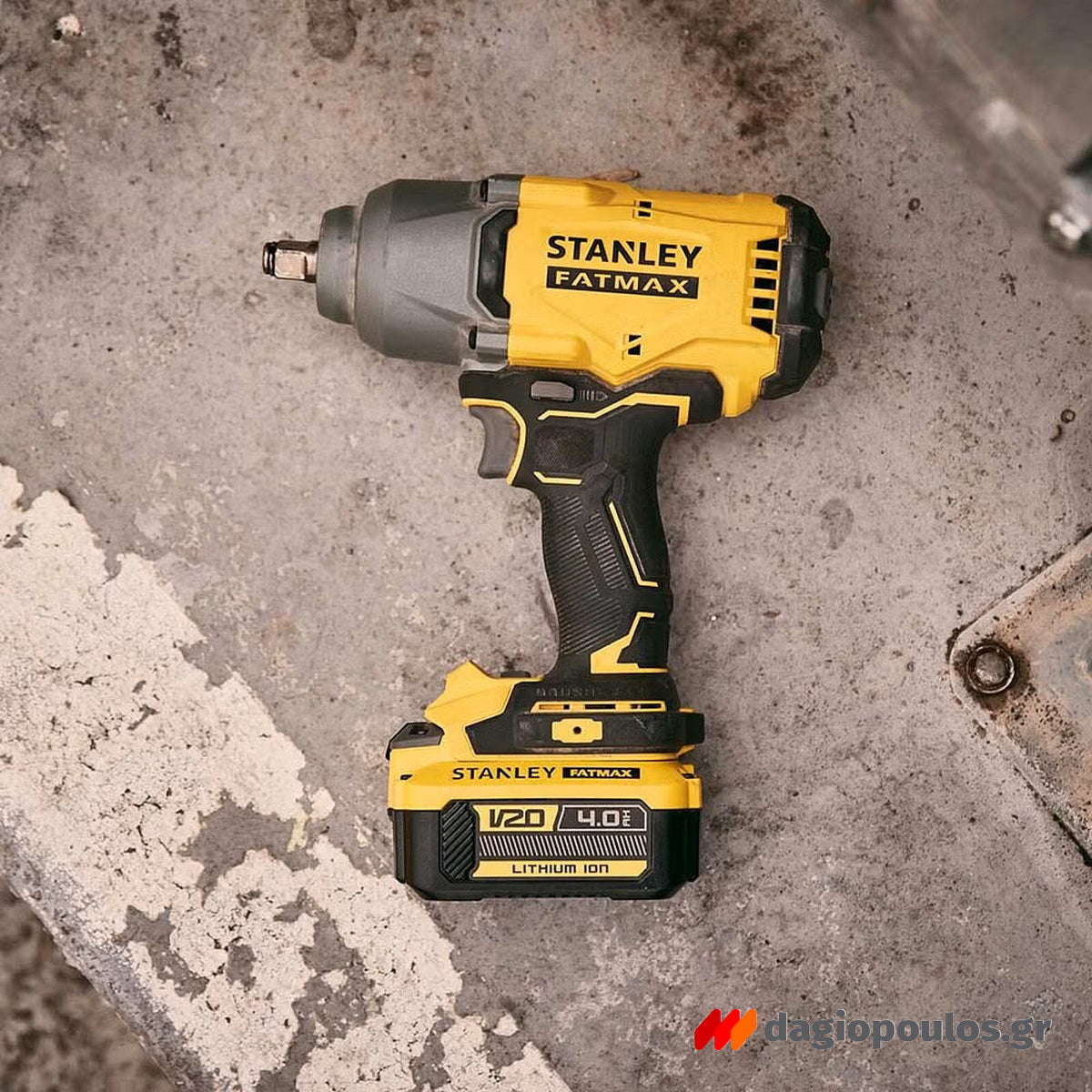 Stanley SFMCF940Μ1-QW Fatmax V20 Brushless Μπουλονόκλειδο Μπαταρίας 18V Li-Ion 1/2" 949Nm Με Μπαταρία 4.0Ah & Τσάντα Μεταφοράς