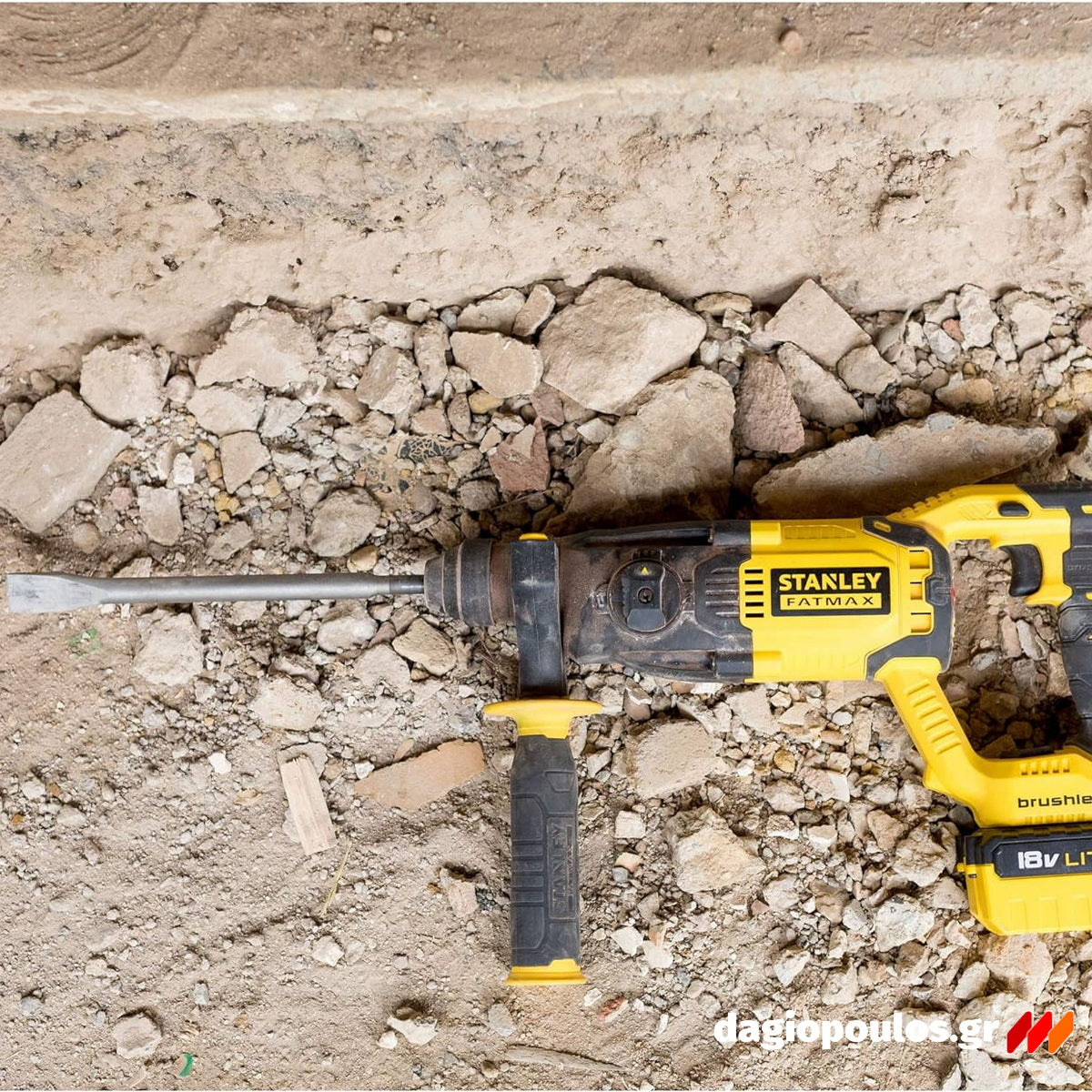 Stanley SFMCH900B-XJ Fatmax V20 SDS Plus Brushless Σκαπτικό Πνευματικό Πιστολέτο 18V Li-Ion SOLO