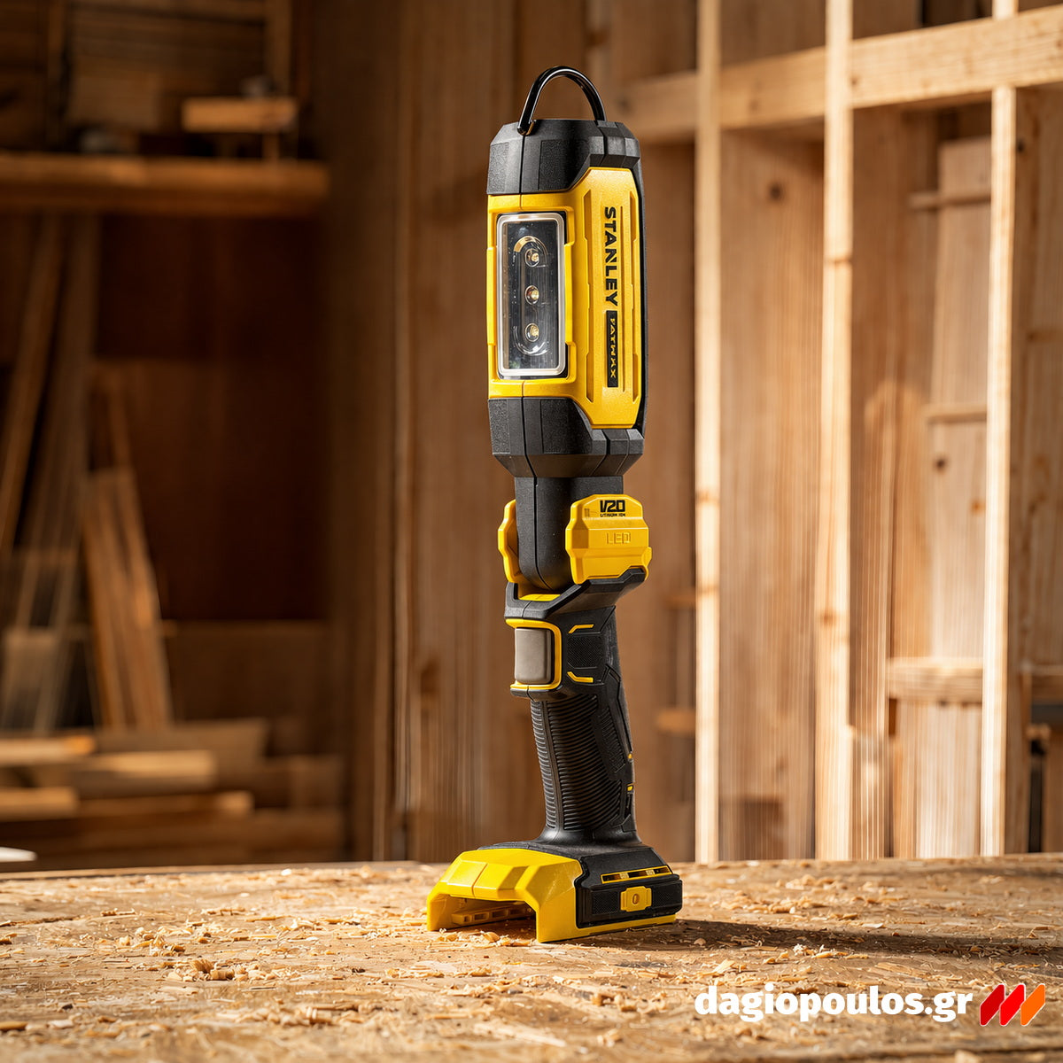 Stanley SFMCL050B-XJ V20 Fatmax Φακός Επιθεώρησης & Εργασίας Μπαταρίας Περιστρεφόμενης Κεφαλής 18V Li-Ion 700 Lumens SOLO