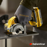 Stanley SFMCM300B-XJ Fatmax V20 Brushless Τροχός Μινι Εργαλείο Κοπής Μπαταρίας 76mm 18V Li-Ion SOLO